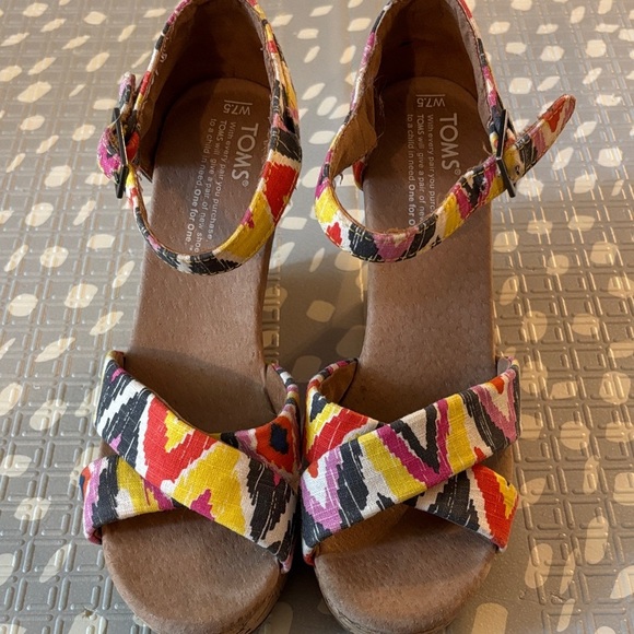 Toms Shoes - Colorful Toms Wedges